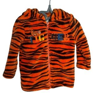 Disney Baby Y2K Fleece Tigger Hoodie with Ears 12-18 Month Baby